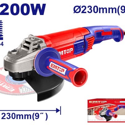 Անկյունային Հղկող Մեքենա Emtop EAGR22093 – Բալգարկա 2200Վտ, 230մմ սկավառակի տրամագիծ