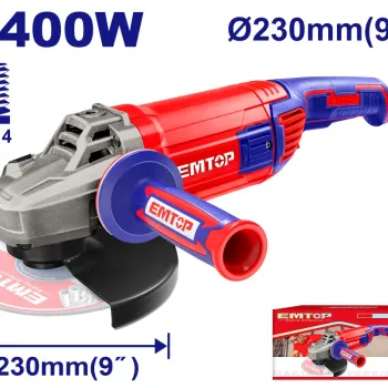 Անկյունային Հղկող Մեքենա Emtop EAGR24093 – Բալգարկա 2400Վտ, 230մմ սկավառակի տրամագիծ