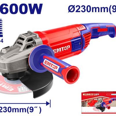 Անկյունային Հղկող Մեքենա Emtop EAGR26093 – Բալգարկա 2600Վտ, 230մմ սկավառակի տրամագիծ