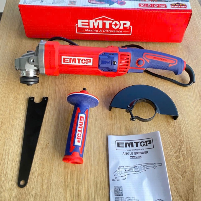 Անկյունային Հղկող Մեքենա - Բալգարկա  EMTOP EAGRS11053 Արագության Կարգավորիչով