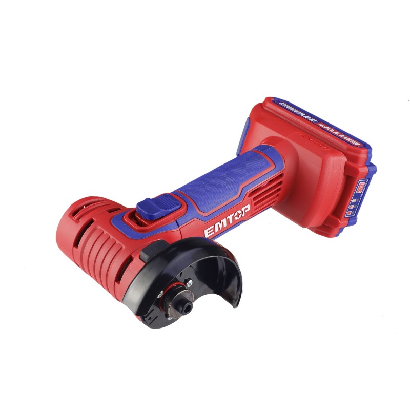 Մարտկոցային Անկյունային Հղկող Մեքենա - (Փոքր Բալգարկա) |EMTOP ELAG7601 20Վ, 76մմ 