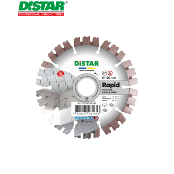 Ալմաստե կտրող սկավառակ Distar 1A1RSS 125 մմ Rapid 10170085269 Ալմաստե կտրող սկավառակ Distar 1A1RSS 125 մմ Rapid 10170085269