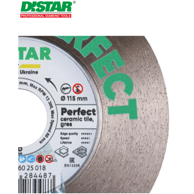 Ալմաստե կտրող սկավառակ 115 մմ Distar Perfect 10216025018 Ալմաստե կտրող սկավառակ 115 մմ Distar Perfect 10216025018