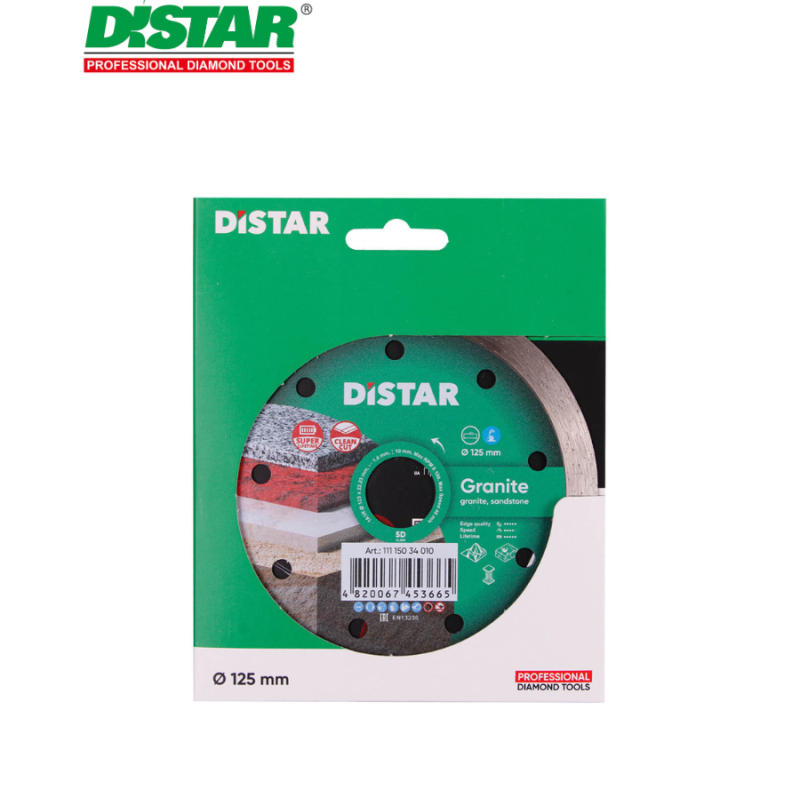Ալմաստե կտրող սկավառակ 125 մմ DISTAR Granite 11115034010 Ալմաստե կտրող սկավառակ 125 մմ DISTAR Granite 11115034010