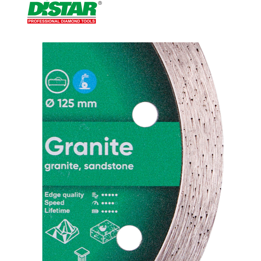 Ալմաստե կտրող սկավառակ 125 մմ DISTAR Granite 11115034010
