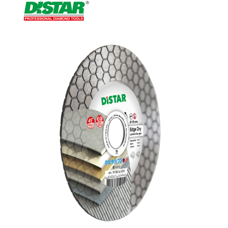 Ալմաստե կտրող սկավառակ 115 մմ Distar Edge Dry 11115546009 Ալմաստե կտրող սկավառակ 115 մմ Distar Edge Dry 11115546009