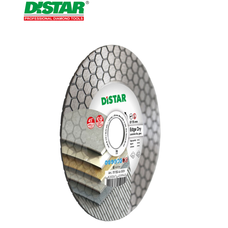 Ալմաստե կտրող սկավառակ 115 մմ Distar Edge Dry 11115546009