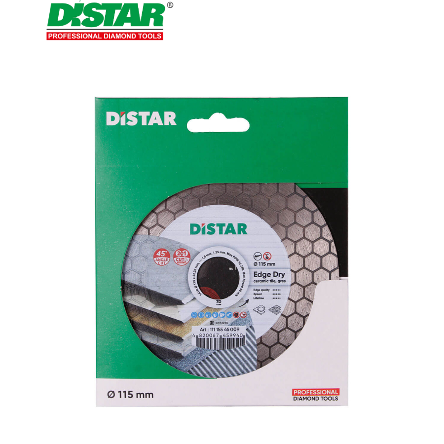 Ալմաստե կտրող սկավառակ 115 մմ Distar Edge Dry 11115546009