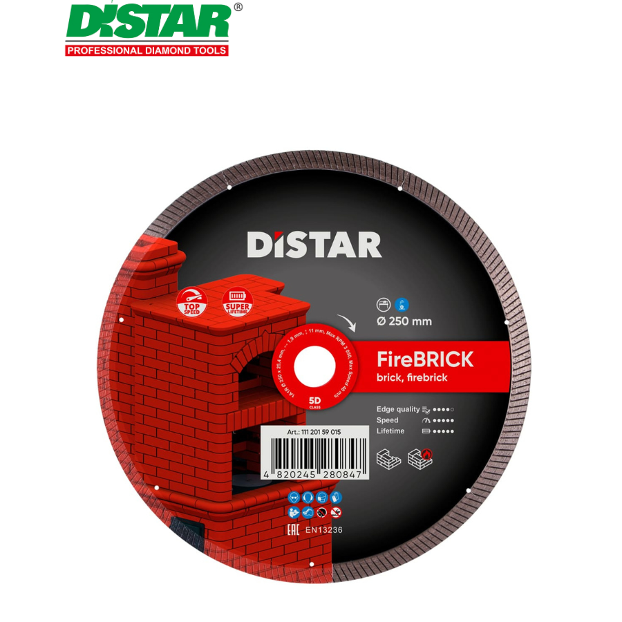 Ալմաստե կտրող սկավառակ 250 մմ Distar FireBrick 11120159015