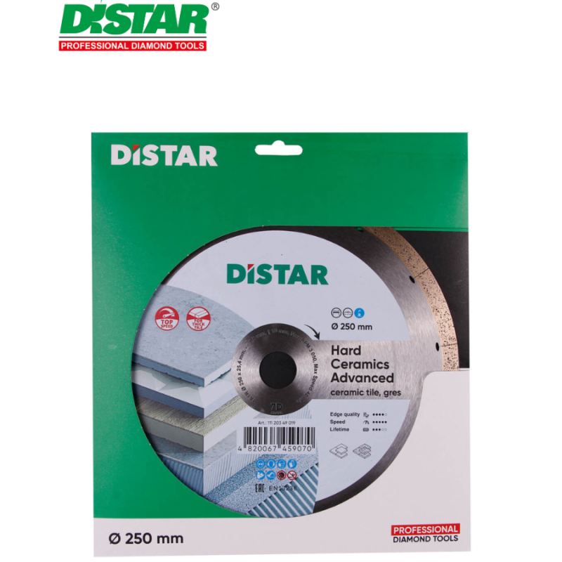 Ալմաստե կտրող սկավառակ 250 մմ Distar 11120349019 Ալմաստե կտրող սկավառակ 250 մմ Distar 11120349019