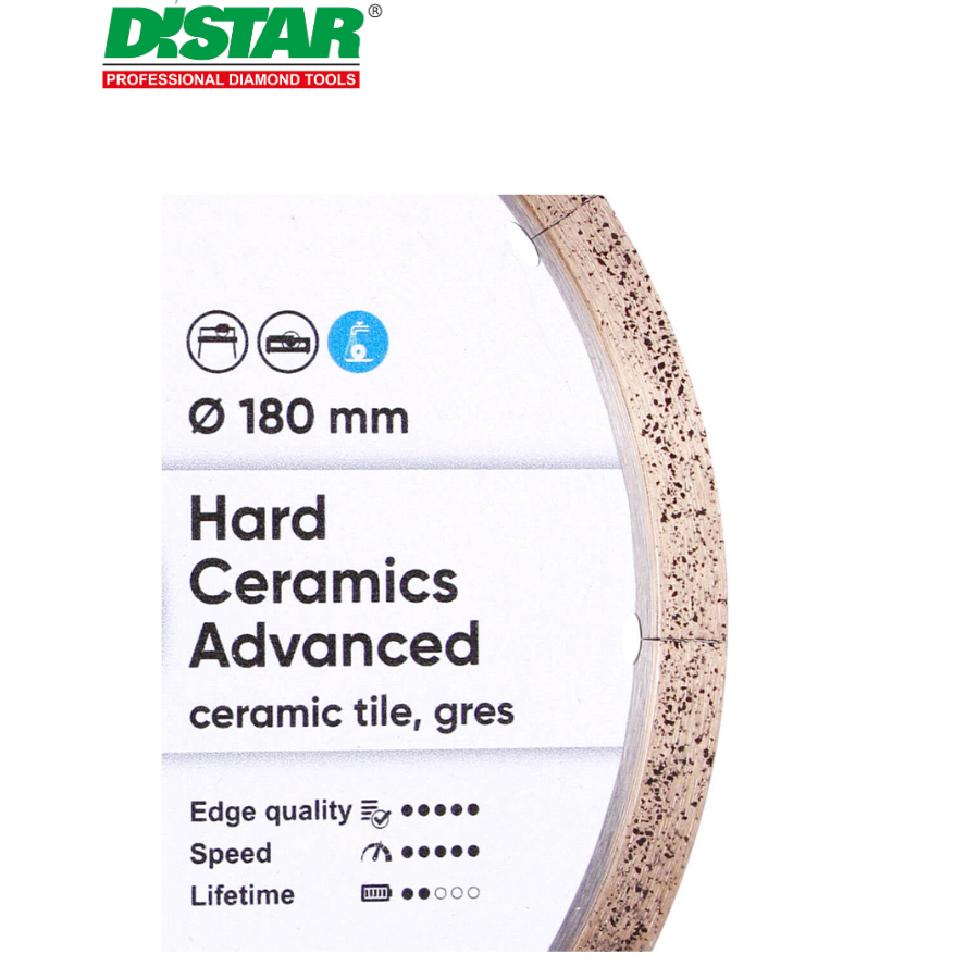 Սկավառակ ալմաստե կերամիկական սալիկի Distar 1A1R 180 Hard Ceramics Advanced 11120528014