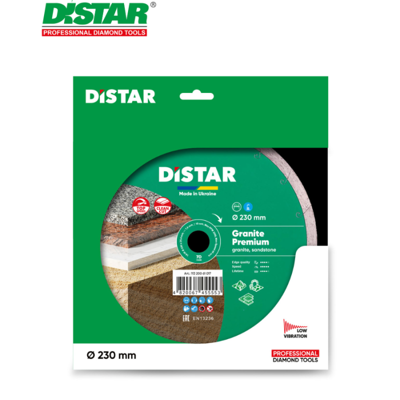 Սկավառակ ալմաստե գրանիտի 230 մմ Granite Premium Distar 11320061017 Սկավառակ ալմաստե գրանիտի 230 մմ Granite Premium Distar 11320061017