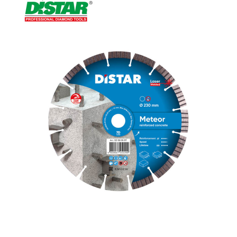 Ալմաստե կտրող սկավառակ Distar 1A1RSS 230 մմ Meteor 12315055019 Ալմաստե կտրող սկավառակ Distar 1A1RSS 230 մմ Meteor 12315055019