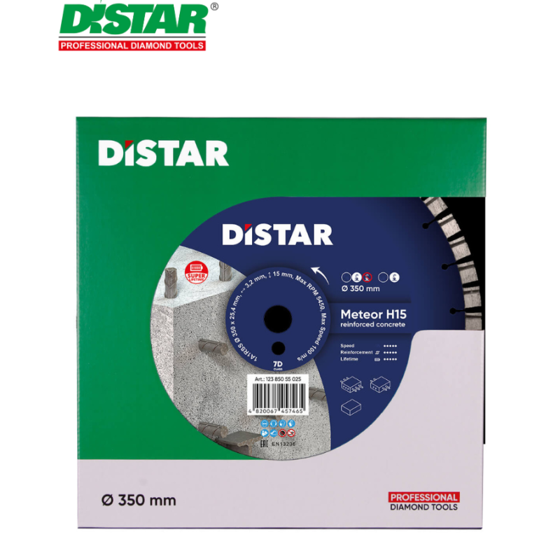 Ալմաստե կտրող սկավառակ 350 մմ Distar Meteor 12385055025 Ալմաստե կտրող սկավառակ 350 մմ Distar Meteor 12385055025