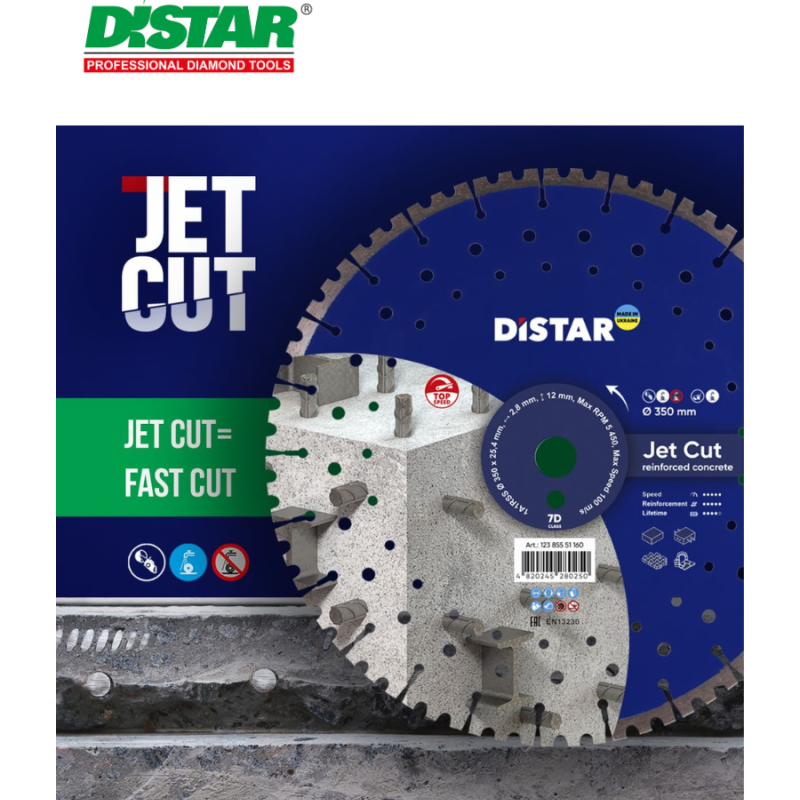 Ալմաստե կտրող սկավառակ 350 մմ Distar JetCUT 12385551160 Ալմաստե կտրող սկավառակ 350 մմ Distar JetCUT 12385551160