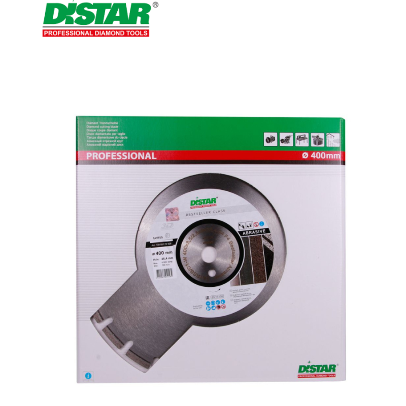Ալմաստե կտրող սկավառակ 400 մմ Distar Bestseller Abrasive 13085129026 Ալմաստե կտրող սկավառակ 400 մմ Distar Bestseller Abrasive 13085129026