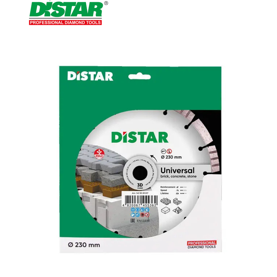 Ալմաստե կտրող սկավառակ 230 մմ Distar Bestseller Universal 14315129017