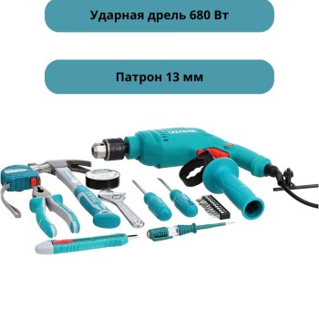 Набор бытовых инструментов (680 вт) 115 шт. TOTAL THKTHP1152