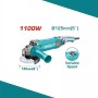 Угловая шлифовальная машина 1100Вт TOTAL TG110125565   