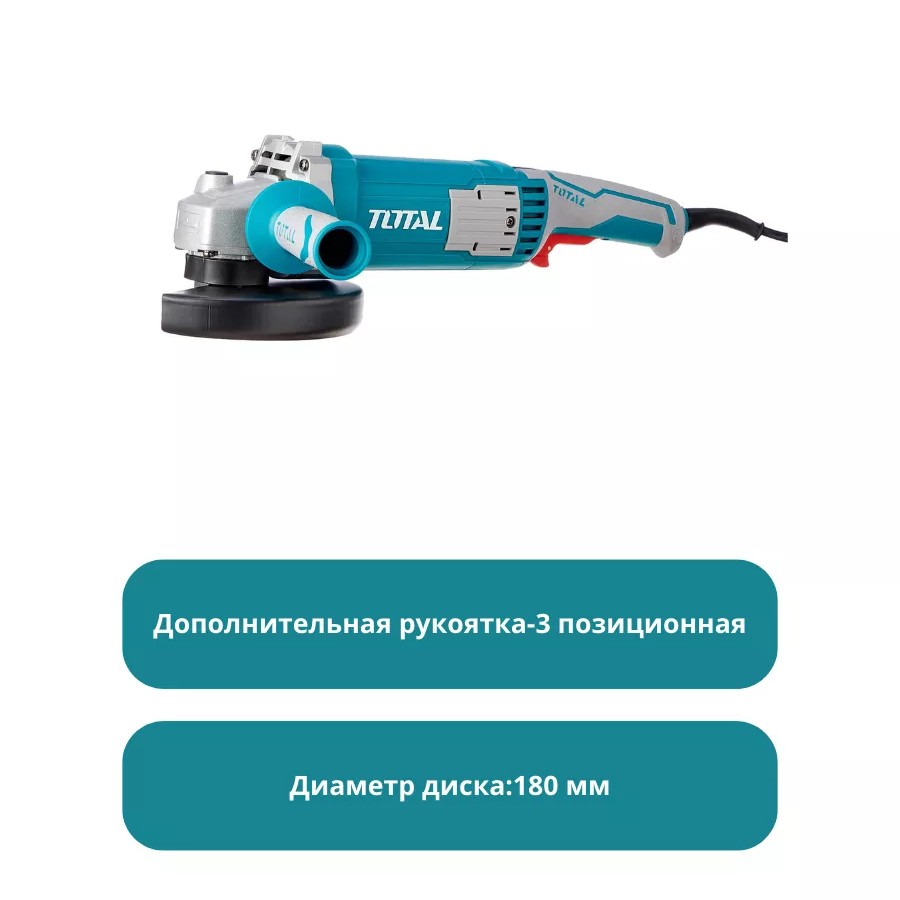 Угловая шлифовальная машина 180мм 1500Вт TG11518026