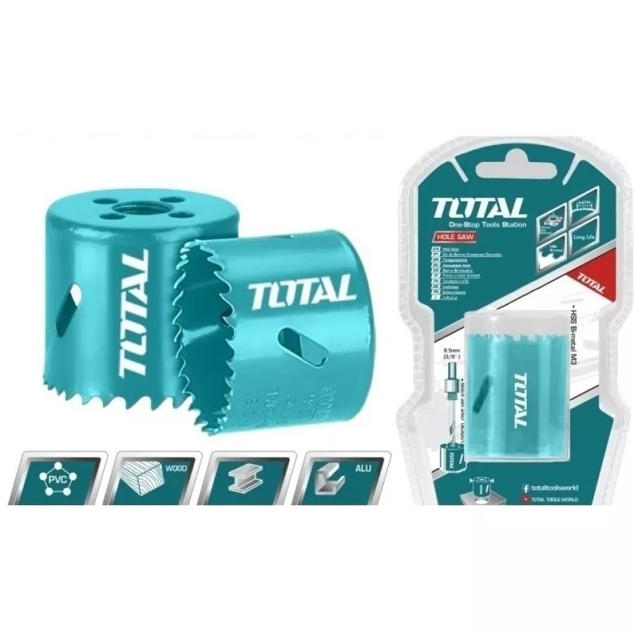 Биметаллическая кольцевая пила 51мм Тотал TAC410511 Биметаллическая кольцевая пила 51мм Тотал TAC410511