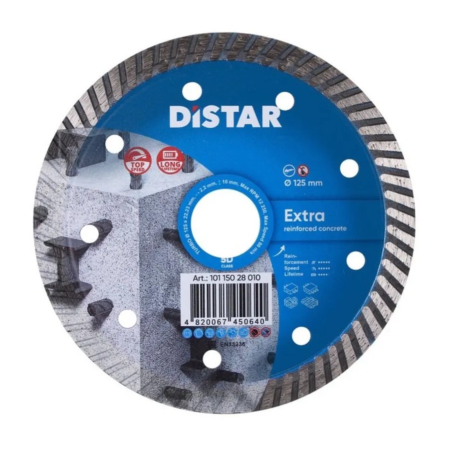 Алмазный диск отрезной Turbo 125 Extra 125x22.22x10x2.2mm