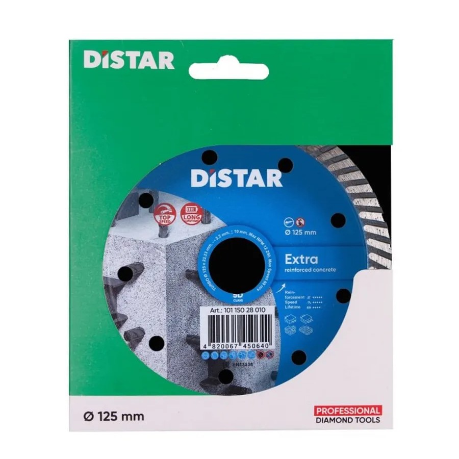 Алмазный диск отрезной Turbo 125 Extra 125x22.22x10x2.2mm