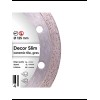 Алмазный диск отрезной 1A1R 125x22.22x10x1.2mm Decor Slim