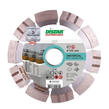 Алмазный диск отрезной 1A1RSS/C3-H 125x2.2/1,4x11x22,23-10