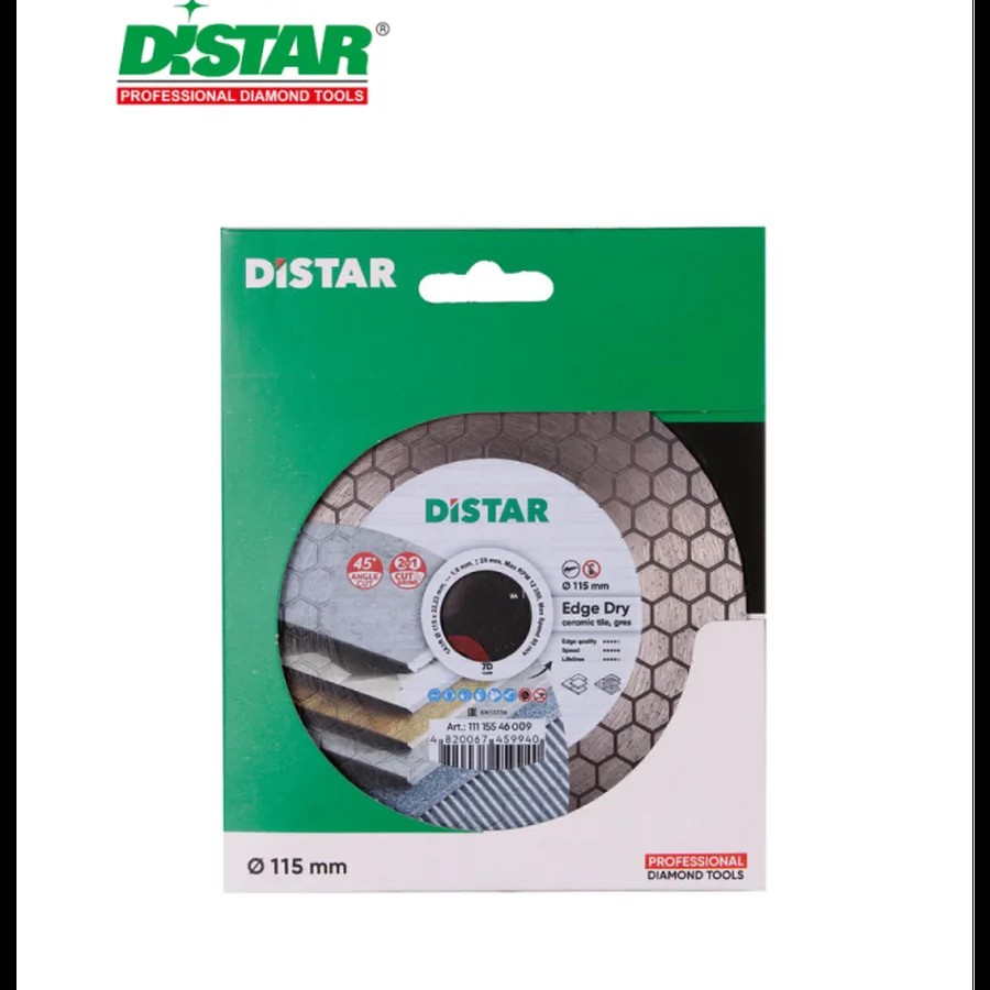 Алмазный диск 115 мм Edge Dry 11115546009 Алмазный диск 115 мм Edge Dry 11115546009