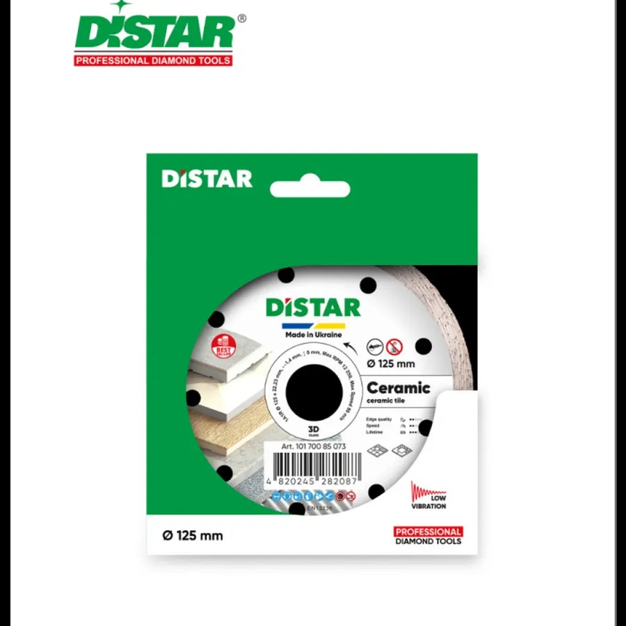 Алмазный диск отрезной 1A1R 125 Ceramic 10170085073