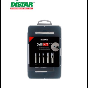 Набор алмазных коронок DrillKIT 6-12 мм 80115429040 Набор алмазных коронок DrillKIT 6-12 мм 80115429040