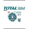 Алмазный сегментный диск 180x22.2 мм TOTAL TAC21118012