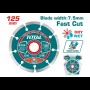 Алмазный сегментный диск 125x22.2 мм Total TAC111254