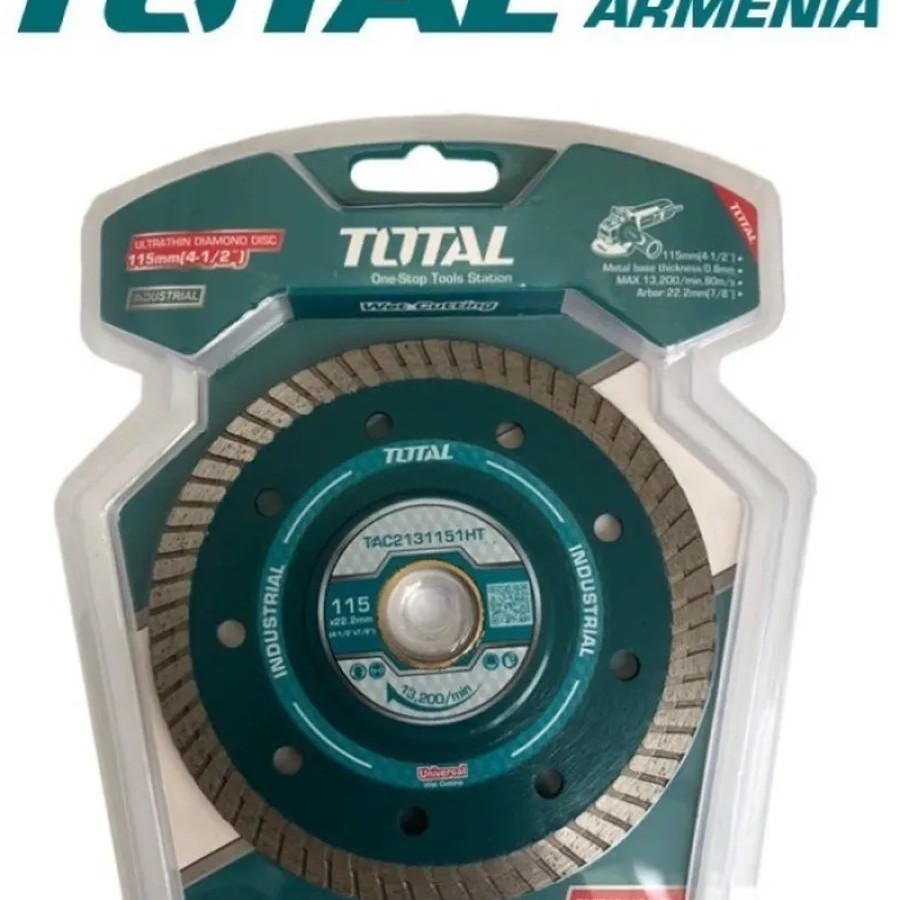 Ультратонкий алмазный диск 115X22.2 мм TAC2131153HT