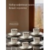 Набор кофейных чашек 6 шт белый керамика