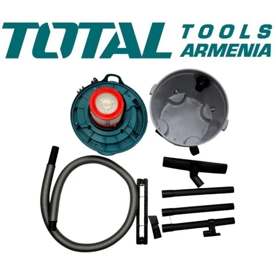 Вакуумный пылесос 10л 1200Вт TOTAL TVC12101