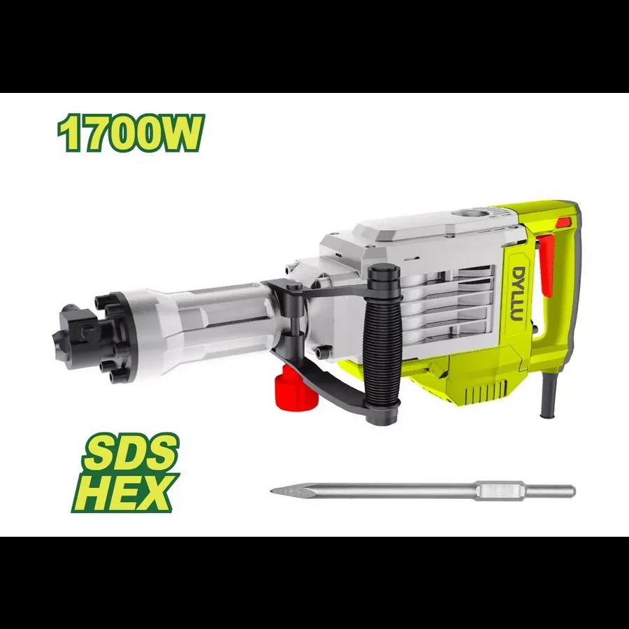 Отбойный молоток 1700 Вт SDS HEX 50 дж Отбойный молоток 1700 Вт SDS HEX 50 дж