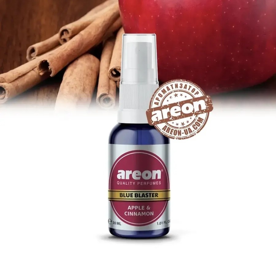 Ароматизатор воздуха AREON Blue Blaster Apple & Cinnamon Ароматизатор воздуха AREON Blue Blaster Apple & Cinnamon