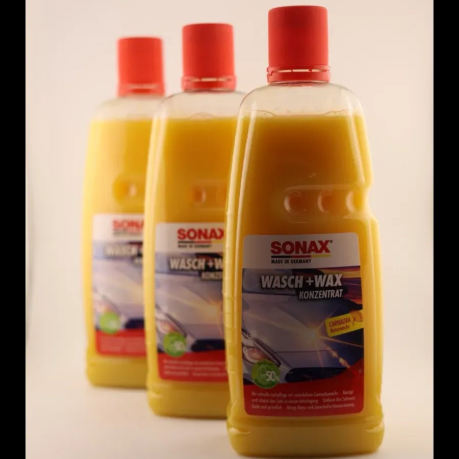 Автошампунь Wash+Wax с карнаубским воском, концентрат Автошампунь Wash+Wax с карнаубским воском, концентрат