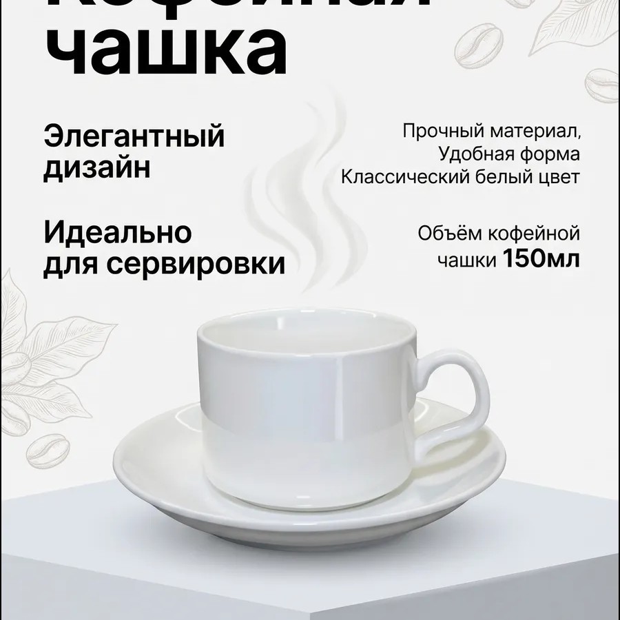 Кофейный набор на 6 персон 150мл