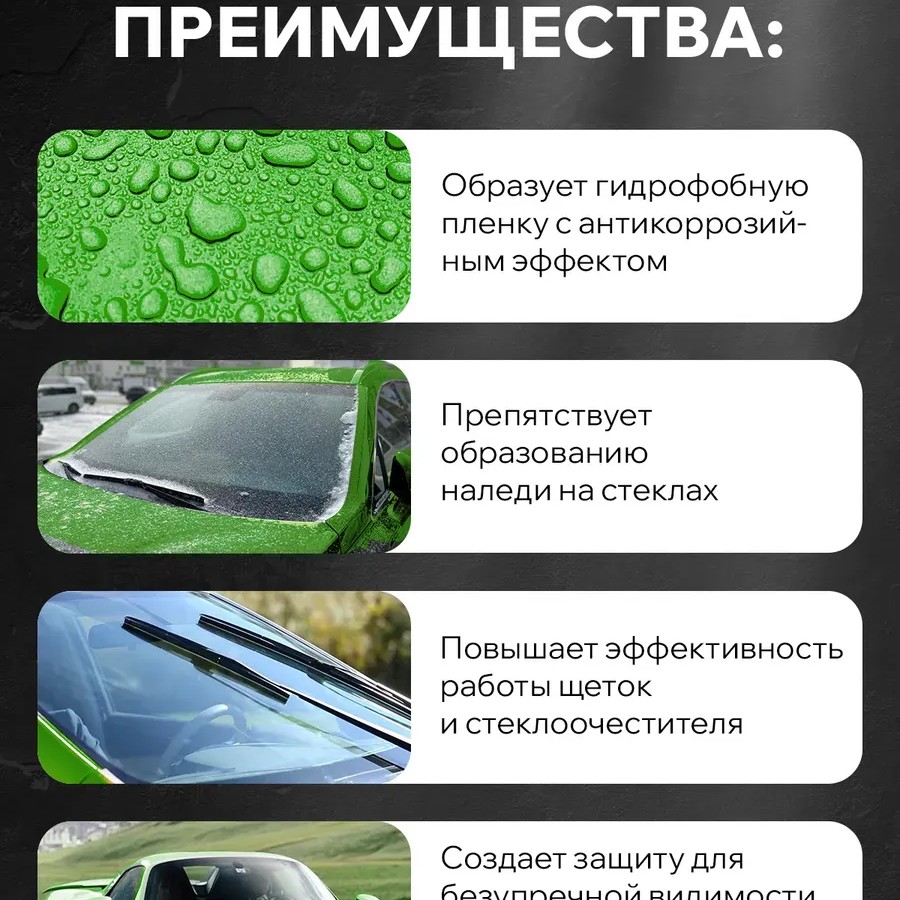 Антидождь для автомобиля Clearvue 300мл Антидождь для автомобиля Clearvue 300мл