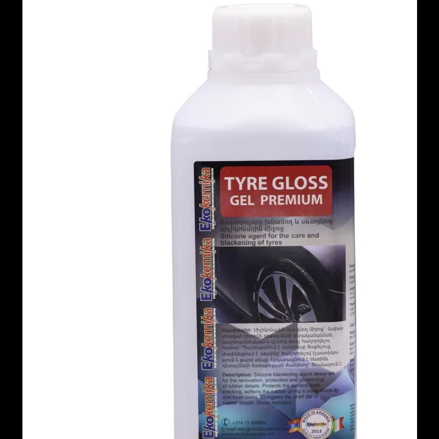 Чернитель шин и уход за резиной Tyre Gloss Gel Premium 1 л Чернитель шин и уход за резиной Tyre Gloss Gel Premium 1 л