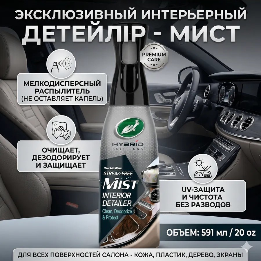 Turtle Wax Hybrid Solutions Interior Detailer, 591 мл