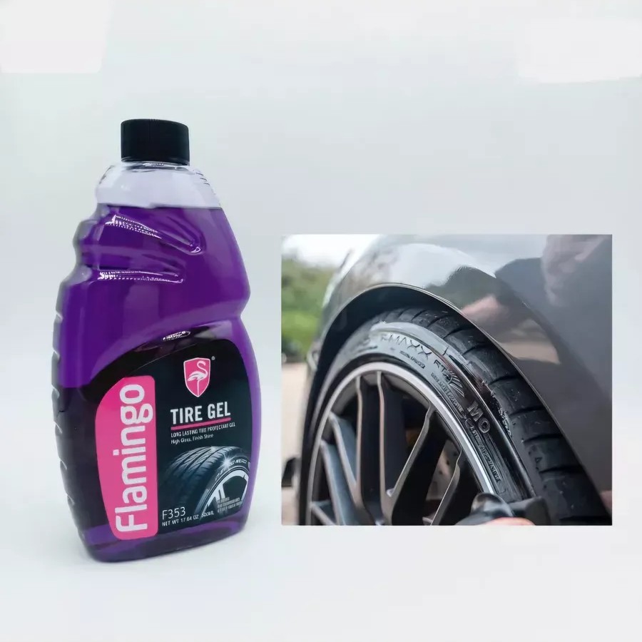 Уход за шинами Flamingo TIRE GEL F353 500ml Уход за шинами Flamingo TIRE GEL F353 500ml