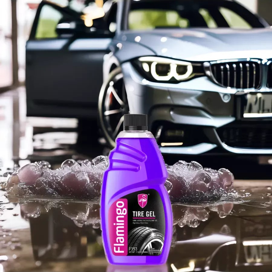 Уход за шинами Flamingo TIRE GEL F353 500ml Уход за шинами Flamingo TIRE GEL F353 500ml