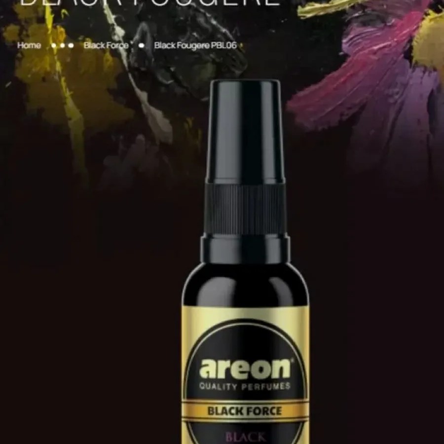 Ароматизатор для автомобиля Areon black fouger 30ml Ароматизатор для автомобиля Areon black fouger 30ml