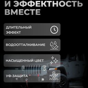 Чернитель шин и реставратор пластика Gloss&Protect 330мл Чернитель шин и реставратор пластика Gloss&Protect 330мл