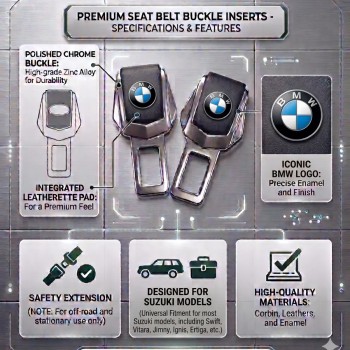 Заглушки ремня безопасности BMW / БМВ комплект 2 шт