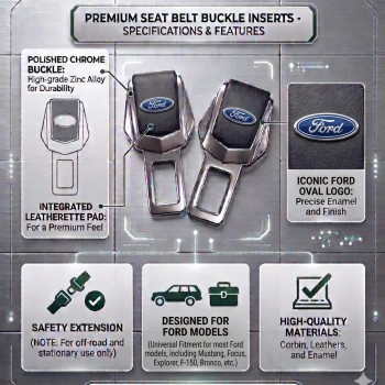 Заглушки ремня безопасности FORD комплект 2 шт
